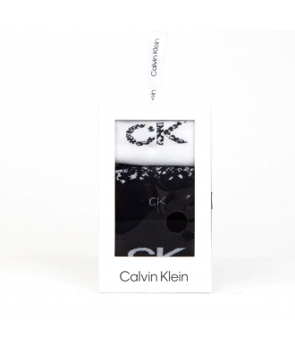 Zestaw upominkowy 3 par skarpet za kostkę Calvin Klein 701219849002 BLACK