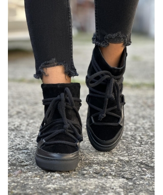 Miejskie wygodne buty bez ocieplenia RUSIN BALTTO BLACK skóra naturalna